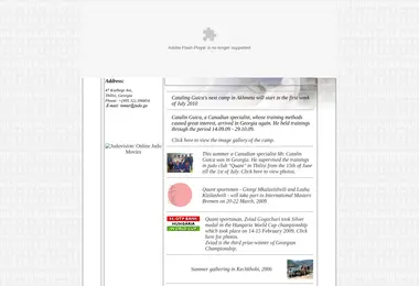 Скриншот judo.ge