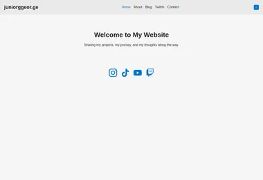 Screenshot of juniorggeor.ge