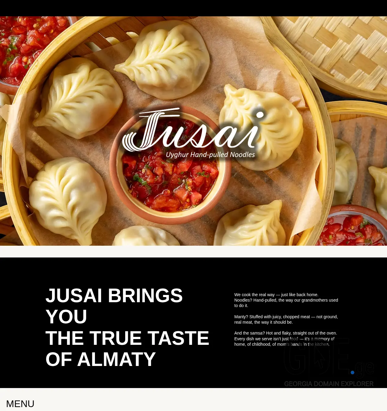 Screenshot of the site jusaitbilisi.ge at 2025-12-06