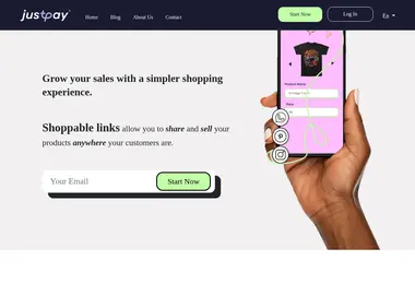 justpay.ge-ის ეკრანის სურათი