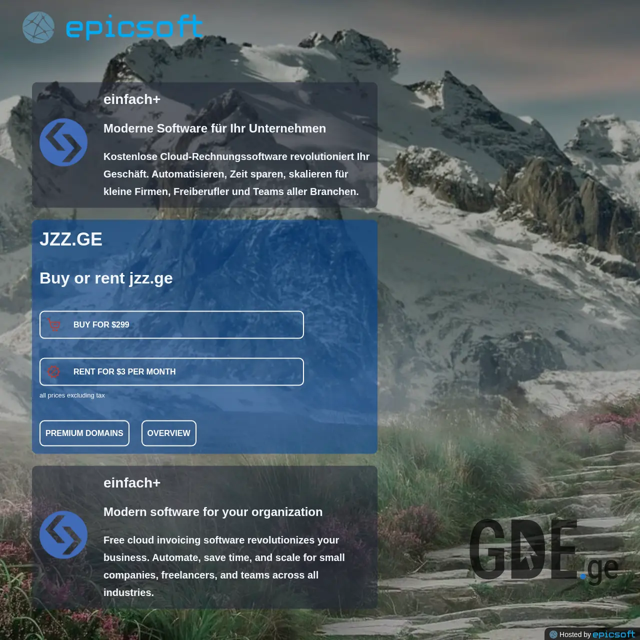 Screenshot of the site jzz.ge at 2025-12-09