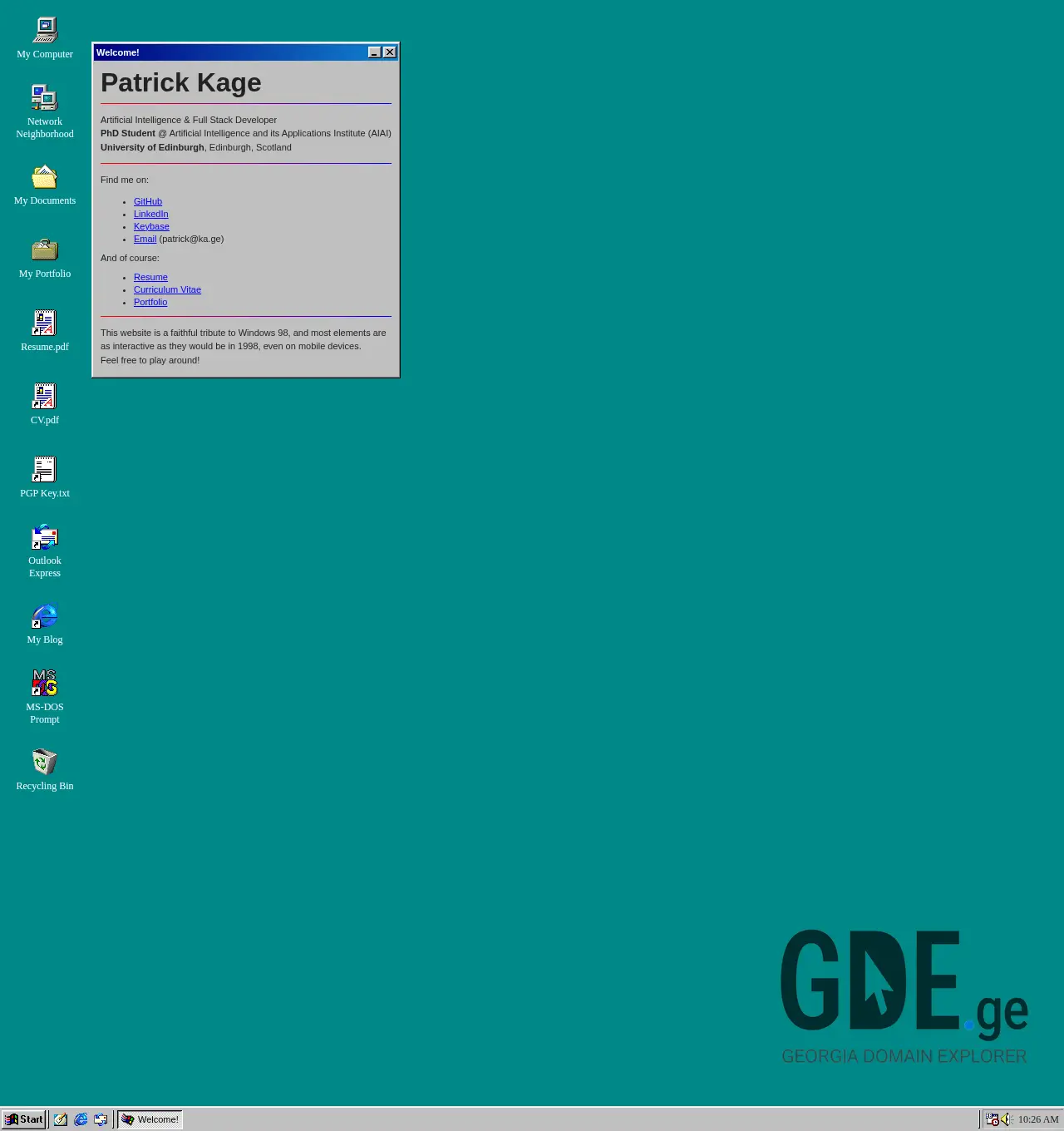 Screenshot of the site ka.ge at 2025-11-30