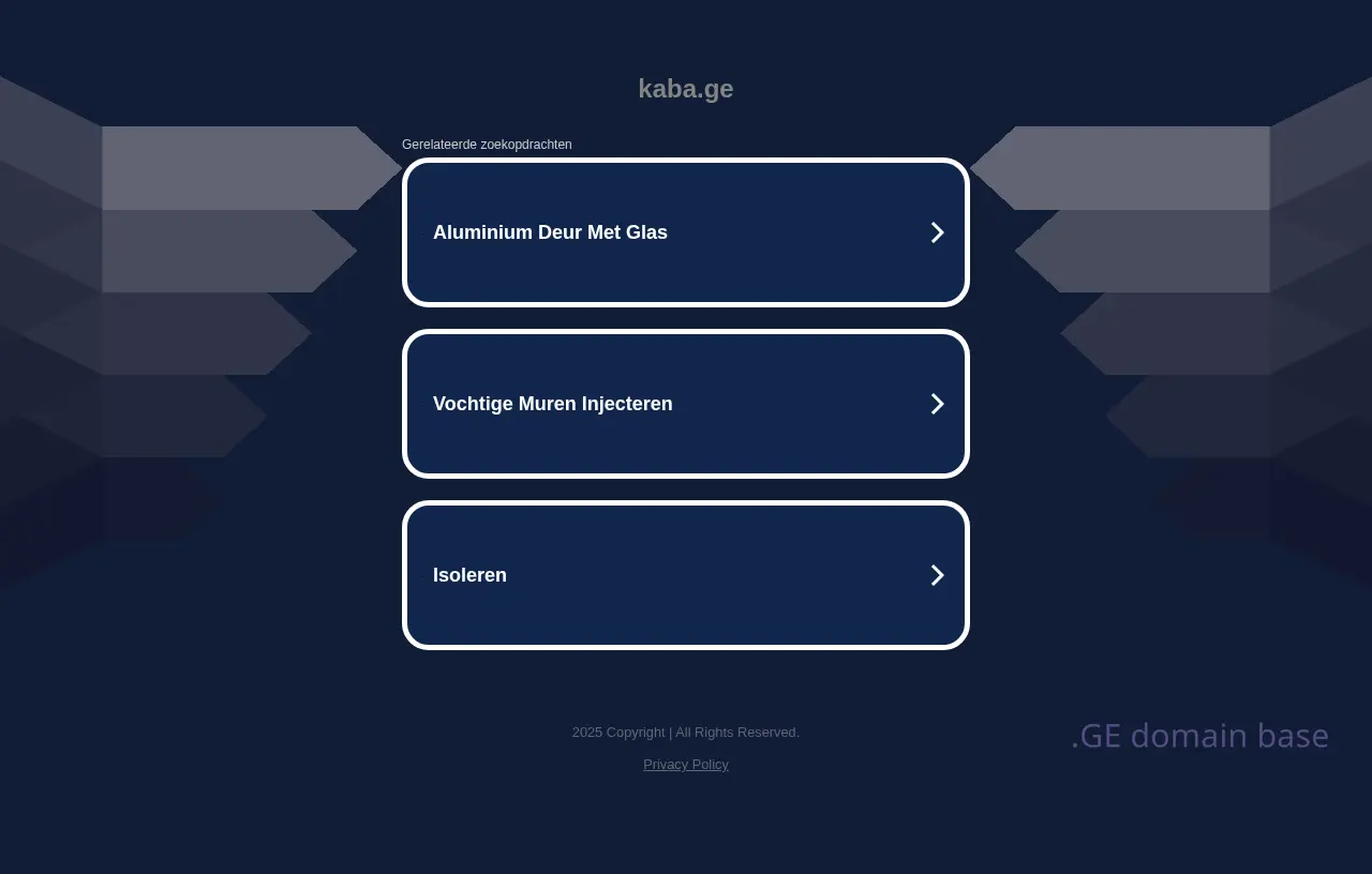 Screenshot of the site kaba.ge