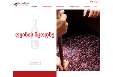 Скриншот kabistoni.ge