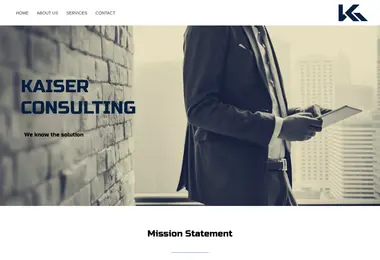 Screenshot of kaiserconsulting.ge