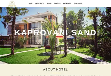 Скриншот kaprovani.ge
