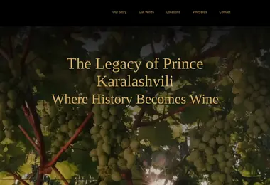 Скриншот karalashvili.ge