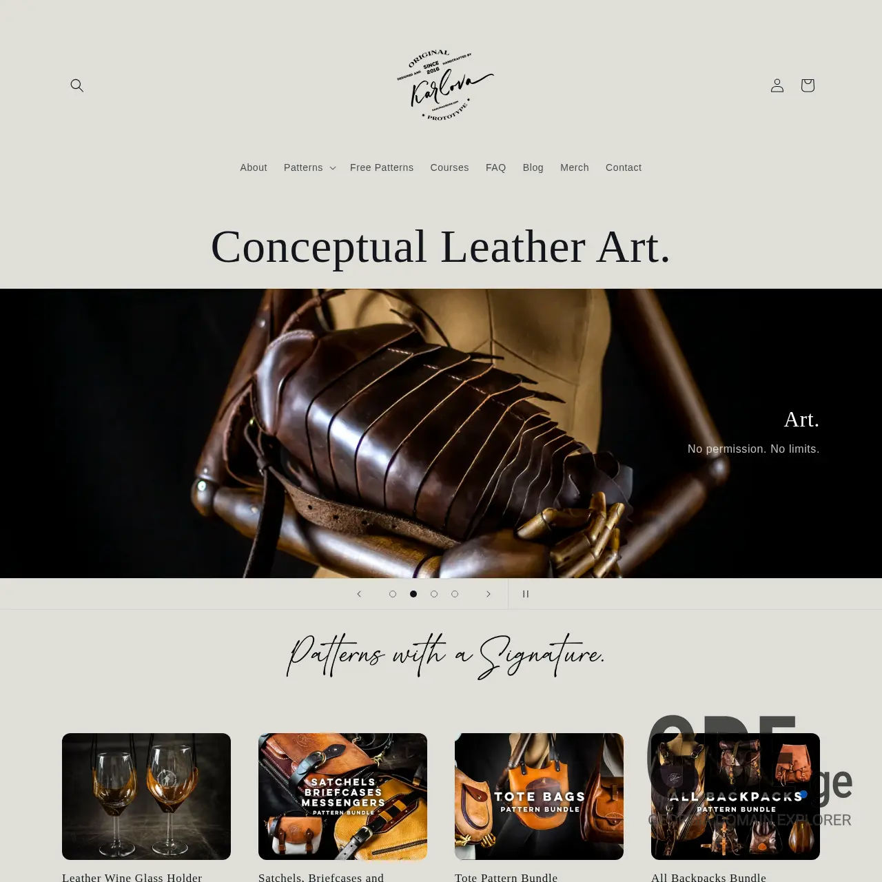 Screenshot of the site karlovadesign.ge at 2025-12-09