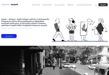 Screenshot of karpett.ge