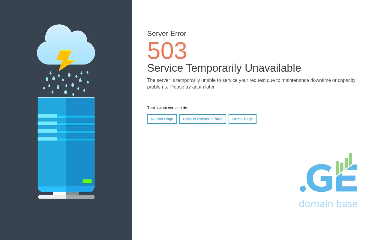 Screenshot of the site karrierestart.ge
