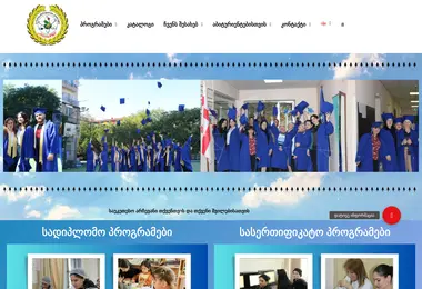 Screenshot of kavkasioni.ge