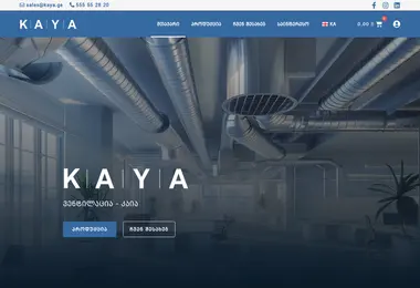 Screenshot of kaya.ge