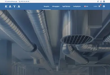 kaya.ge-ის ეკრანის სურათი