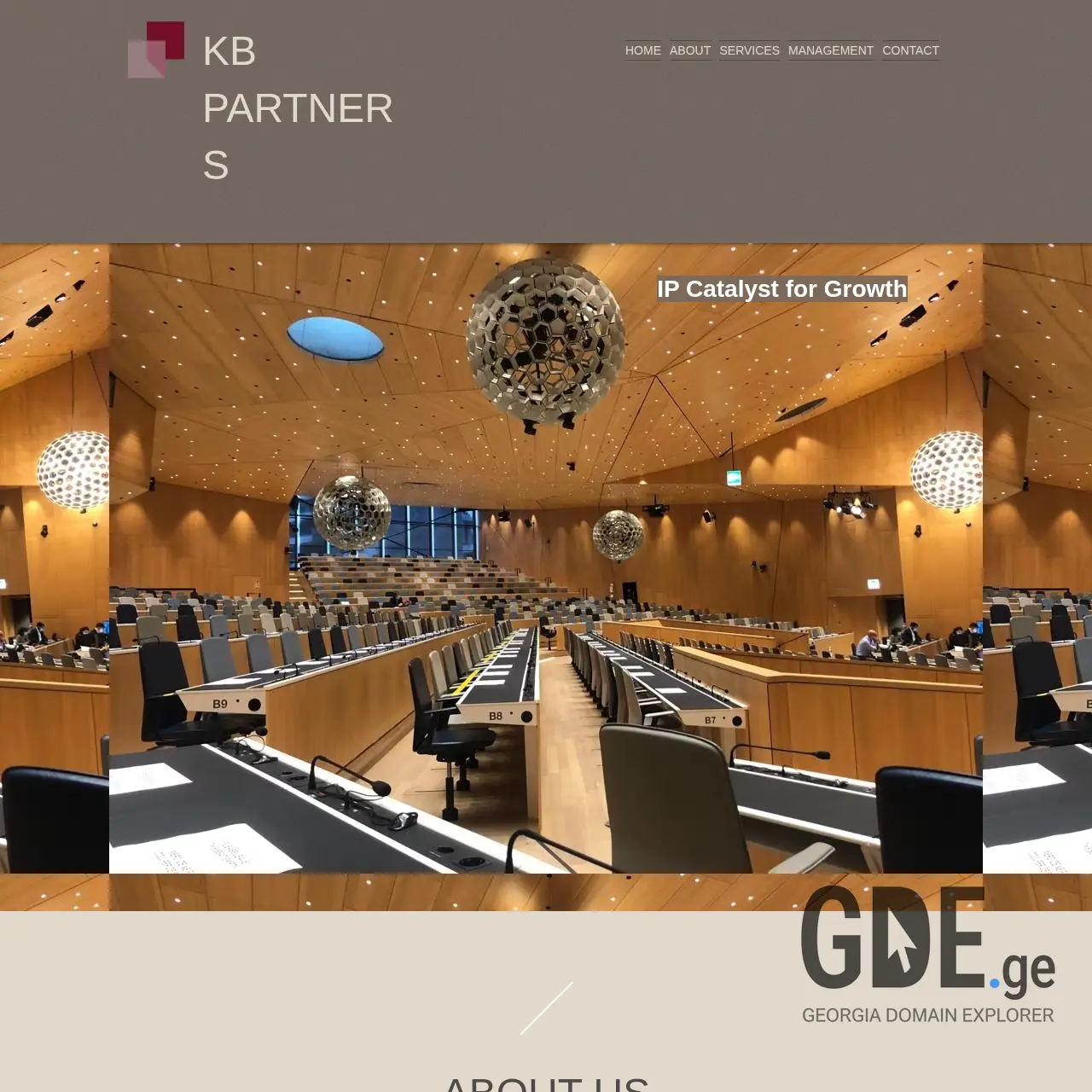 Screenshot of the site kbp.ge at 2025-12-09