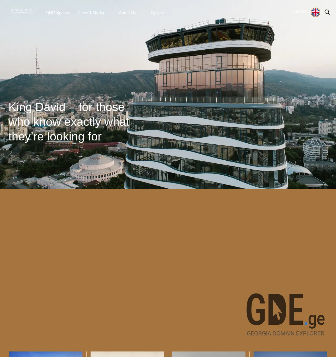 Screenshot of the site kdr.ge at 2025-12-02