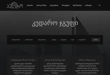 kedaro.ge-ის ეკრანის სურათი