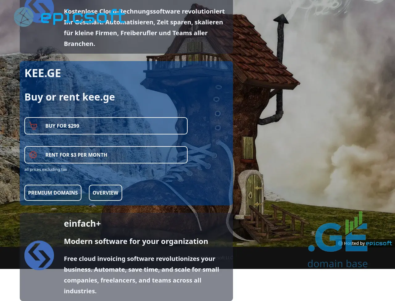 Screenshot of the site kee.ge