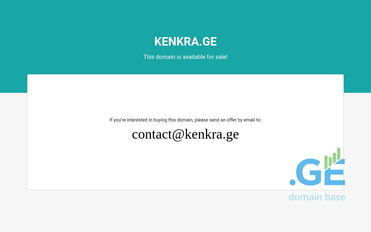 Screenshot of the site kenkra.ge