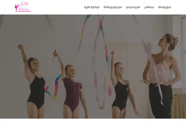 Screenshot of ketisacademy.ge