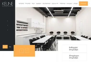 Скриншот keuneacademy.edu.ge