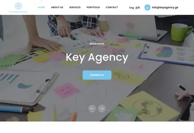 Screenshot of keyagency.ge