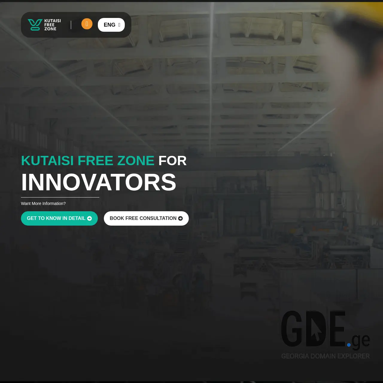 Screenshot of the site kfz.ge at 2025-12-09