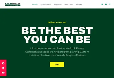 Screenshot of kgconsult.ge