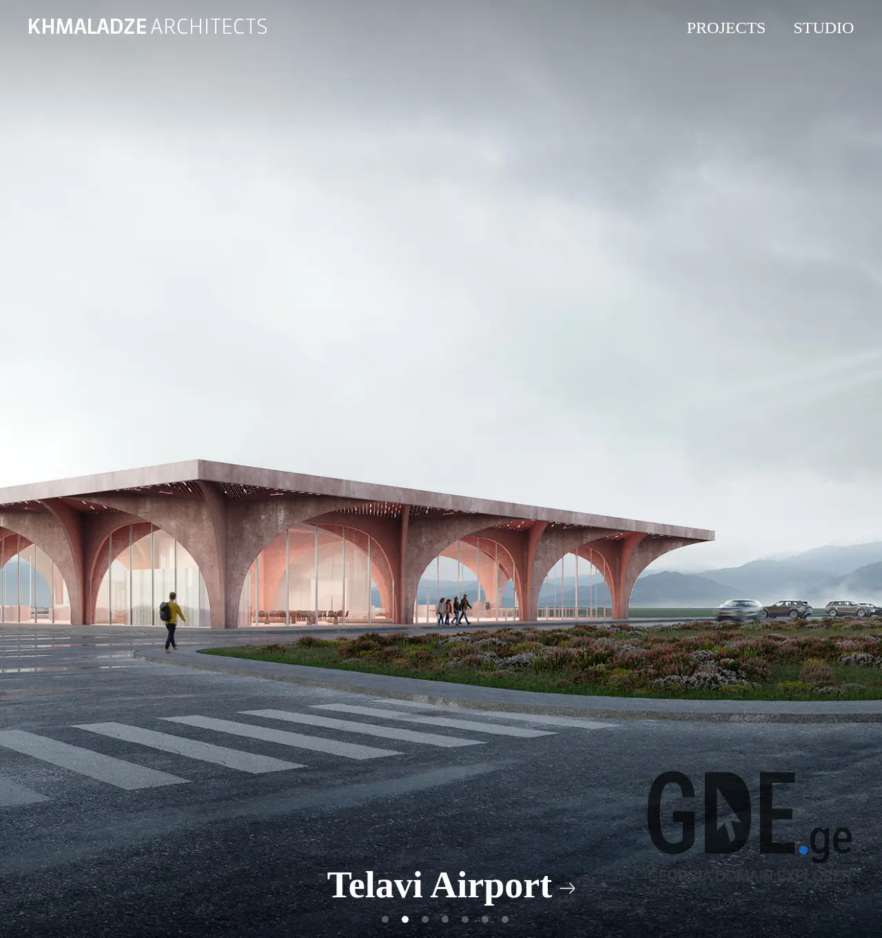 Screenshot of the site khmaladze.ge at 2025-12-02