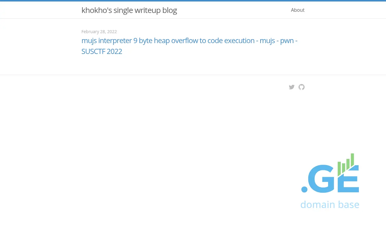 Screenshot of the site khokho.ge