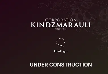 Screenshot of kindzmarauli.ge
