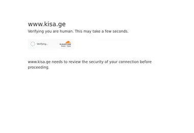 Screenshot of kisa.ge