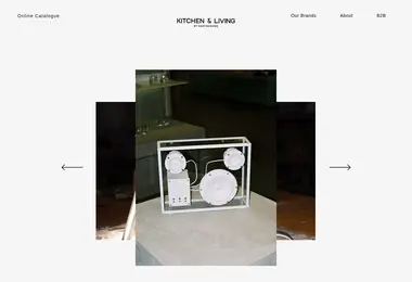 Скриншот kitchenandliving.ge