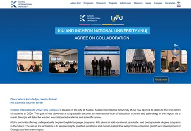 Скриншот kiu.edu.ge