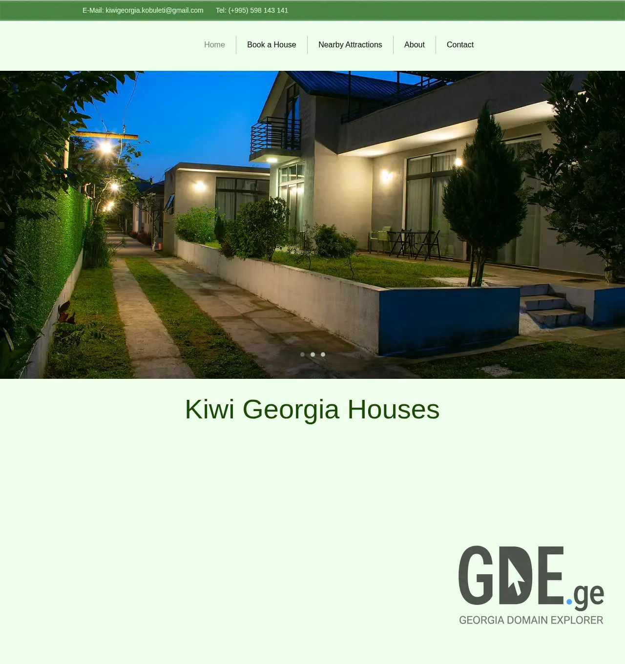 Screenshot of the site kiwigeorgia.ge at 2025-11-30