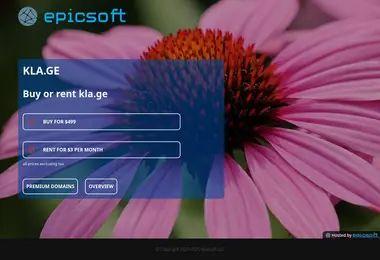 Screenshot of kla.ge