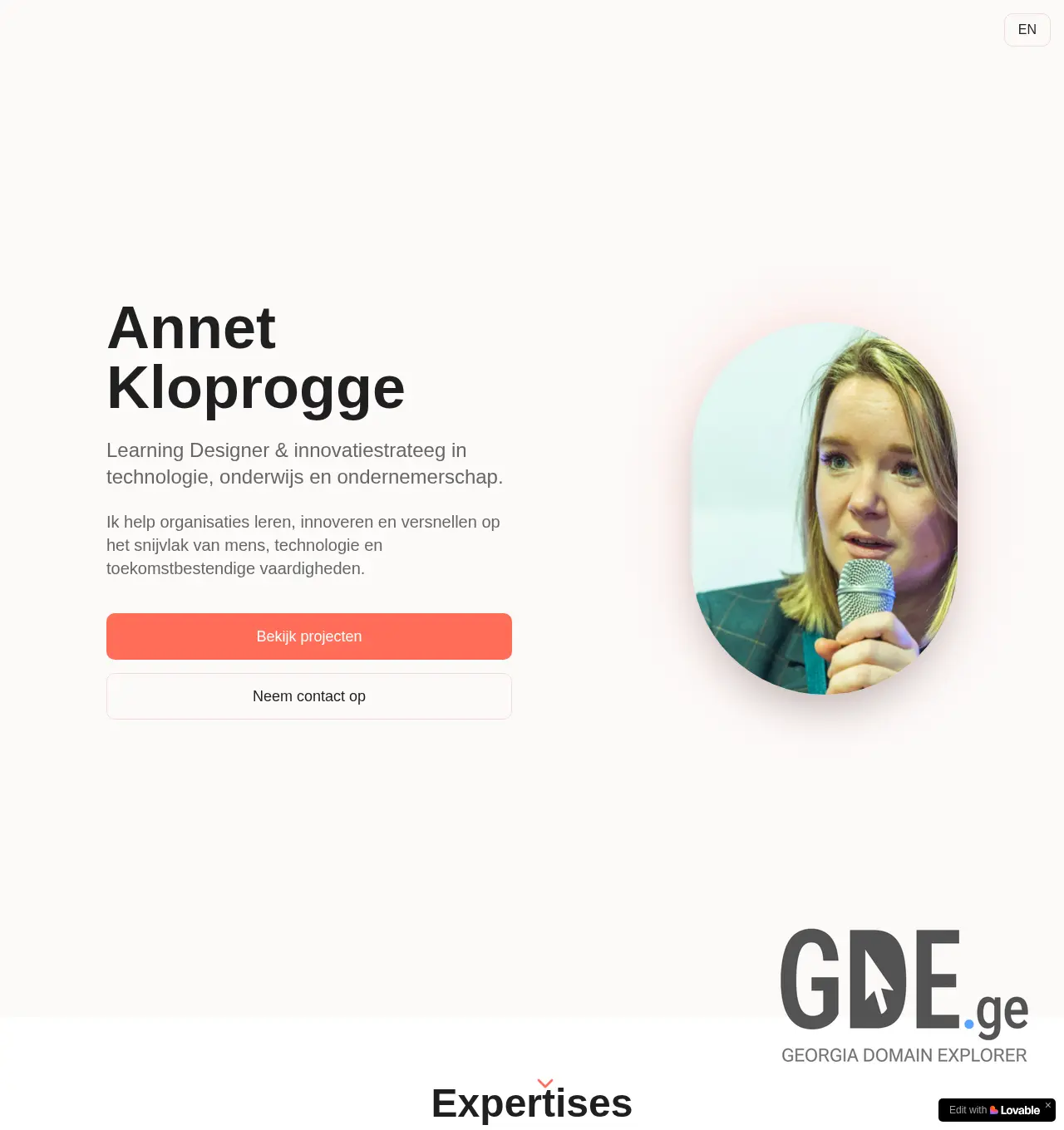Screenshot of the site kloprog.ge at 2025-12-01