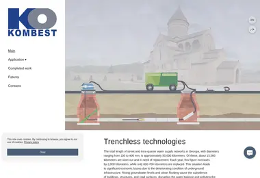 Screenshot of kombest.ge