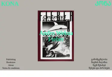 Screenshot of konabooks.ge