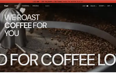 Screenshot of kopi.ge