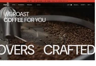 Screenshot of kopiroasters.ge