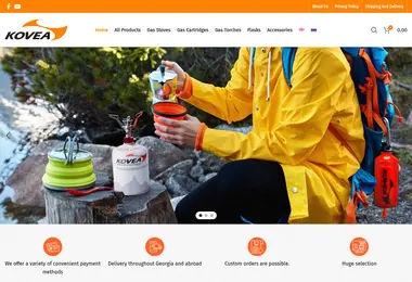 Screenshot of kovea.ge
