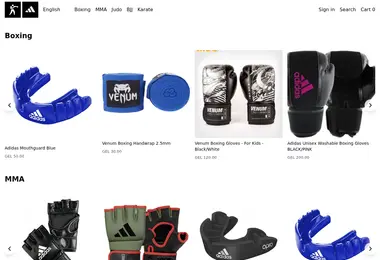 Screenshot of krivi.ge