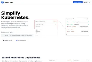 Screenshot of kubefor.ge