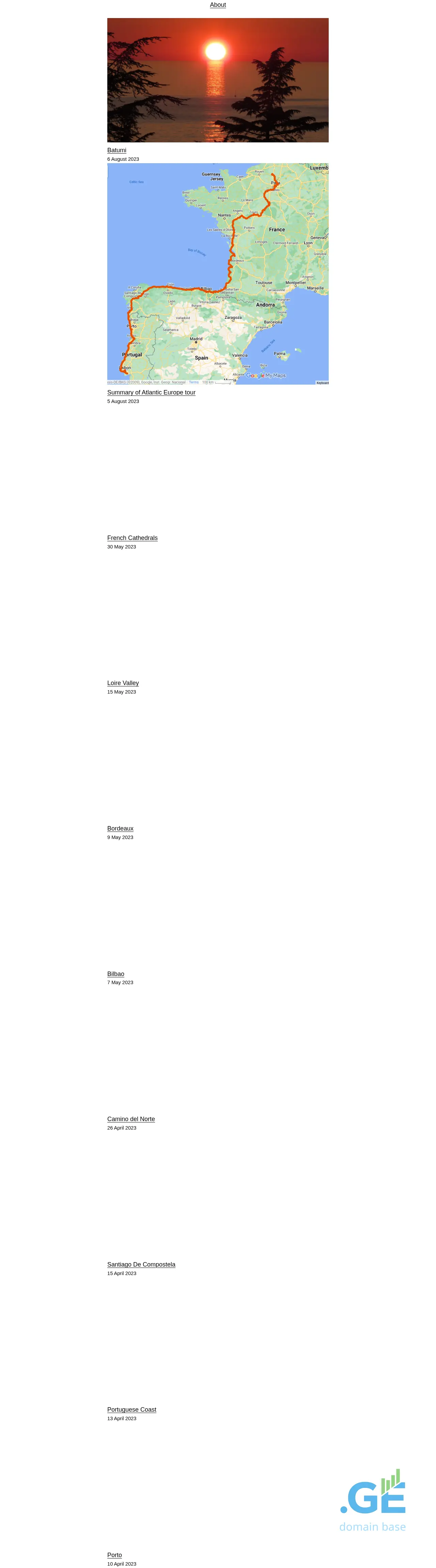 Screenshot of the site kundi.ge