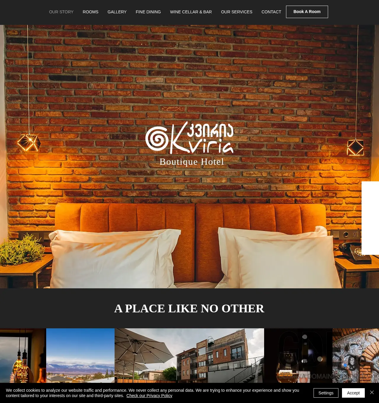 Screenshot of the site kviria.ge at 2025-11-30