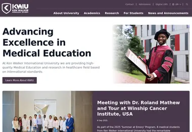 Скриншот kwiu.edu.ge