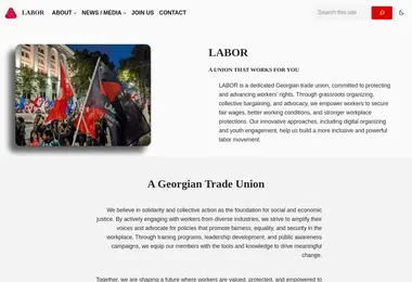 Screenshot of labor.ge