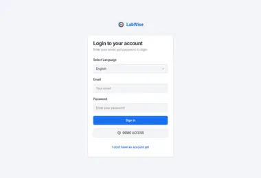 Screenshot of labwise.ge