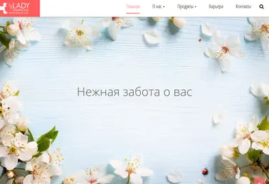 Скриншот ladyhealthcare.ge