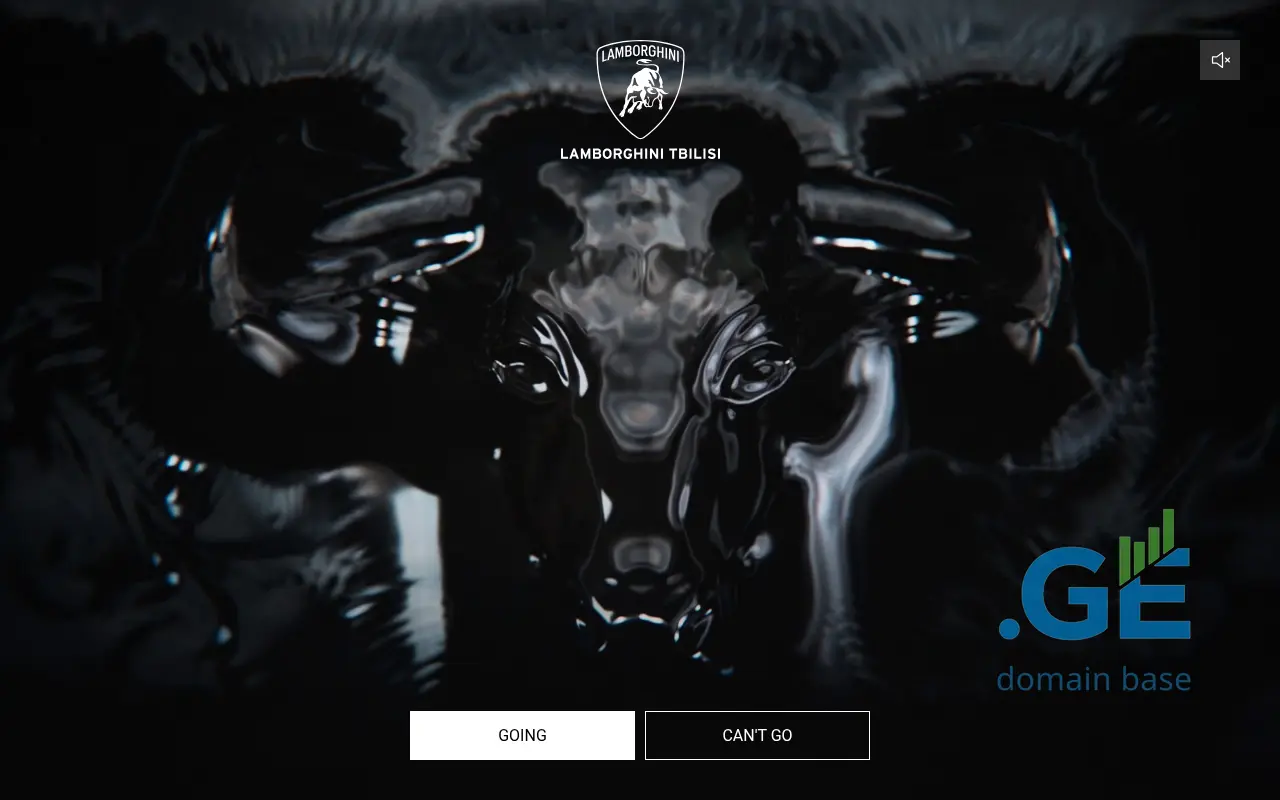 Screenshot of the site lamborghinitbilisi.ge
